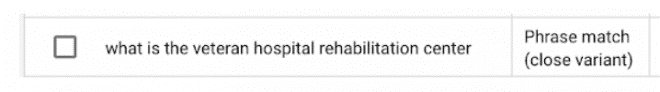 search term report
